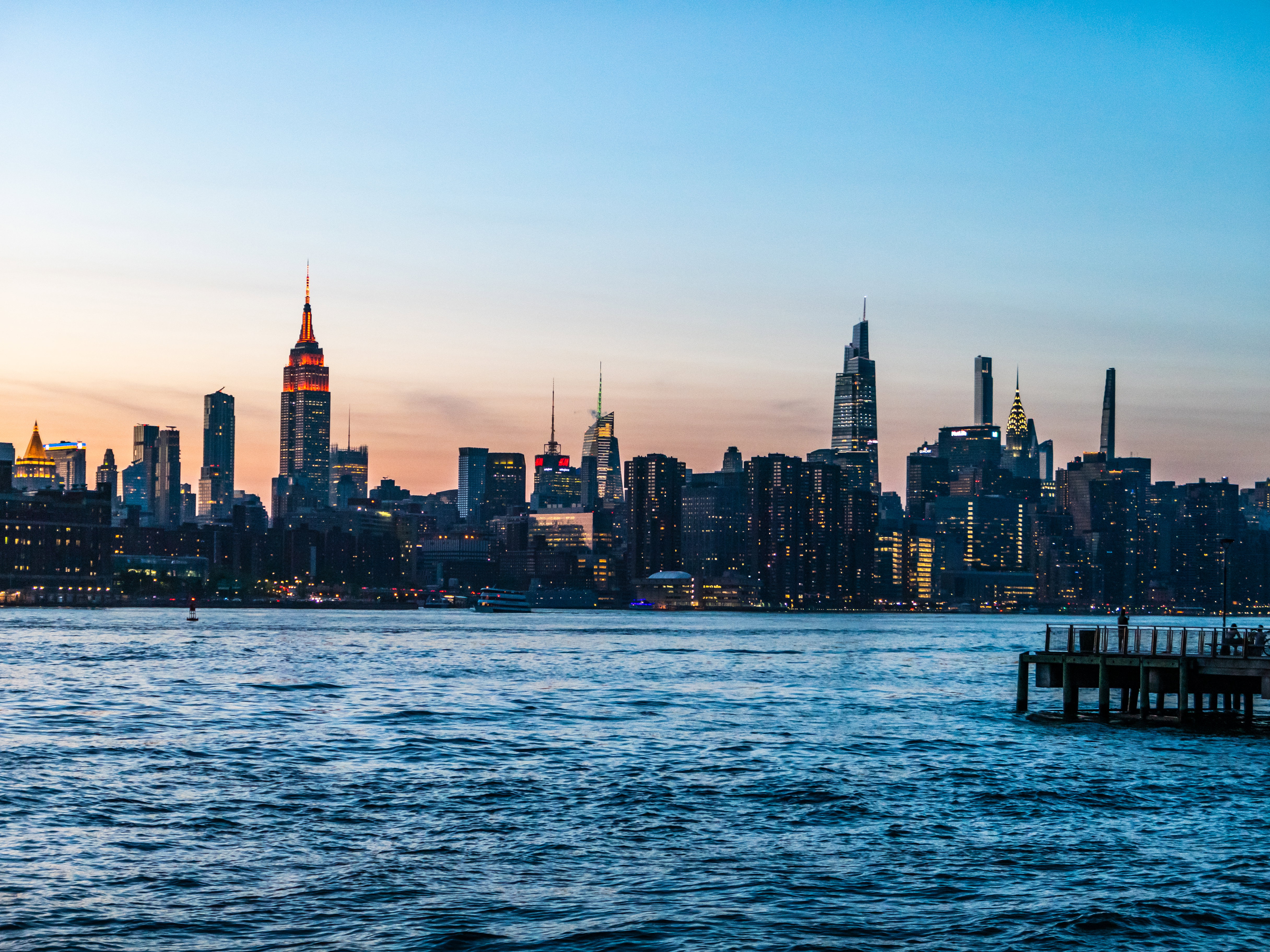 Manhattan Skyline in Sunset - Free Stock Photo | FOCA Stock